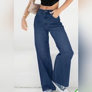 Wide-Leg Jeans NWT M 4/6